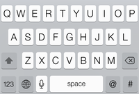 ios tastatur