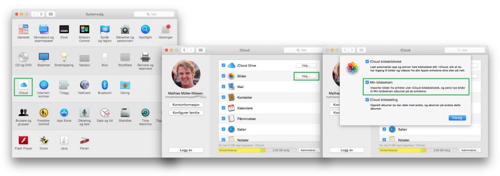 icloud bildestrøm